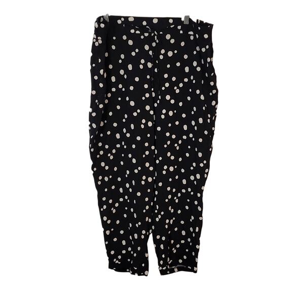 Maurices Dark Navy Rayon Dotted Pants. 2X - Picture 1 of 8